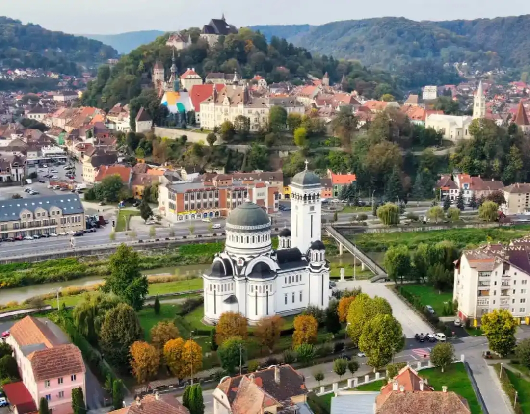Панорама міста в Болгарії