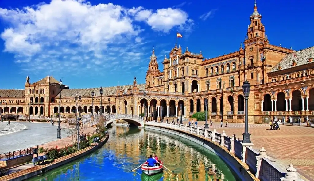 Панорама города в Испании