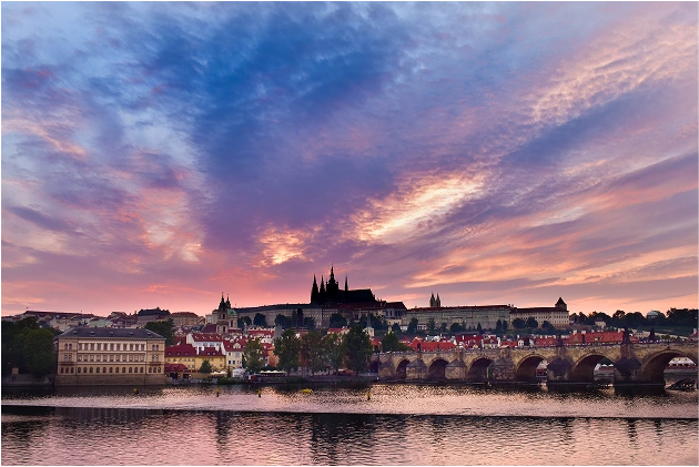 Улицы чешского города